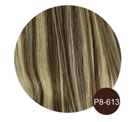 Clips In Human Hair Extensions 100% Real Human Hair Weft 7Pcs Clip in Natural hair