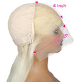 13x6 Hd Transparent Lace Frontal Human Hair Wig 200 Density Body Wave 613 Blonde 13x4 Lace Front Brazilian Wigs Pre Plucked