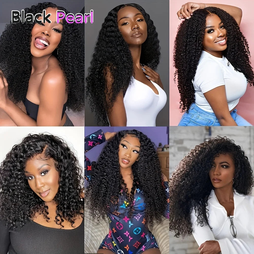 Achieve Salon-Perfect Voluminous Curls with Black Pearl Jerry Curly