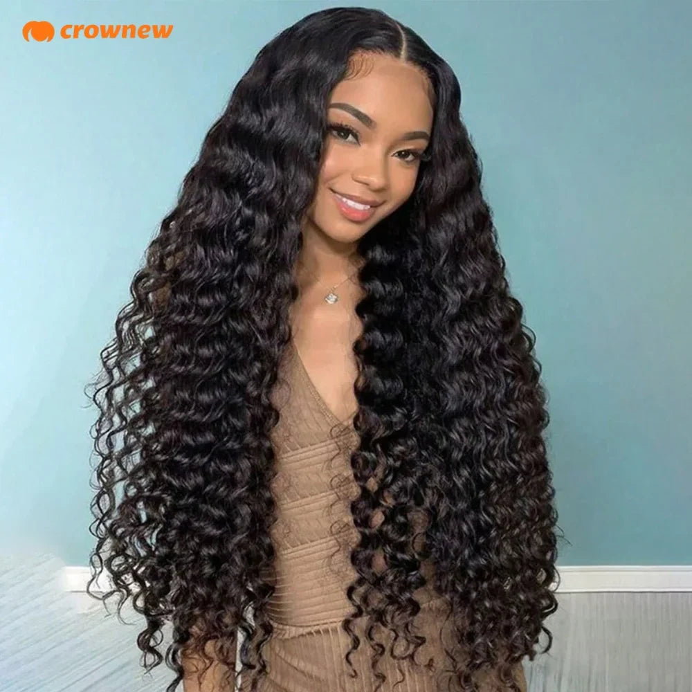 Deep Wave Wigs 13X4 HD Lace Front Human Hair Wig