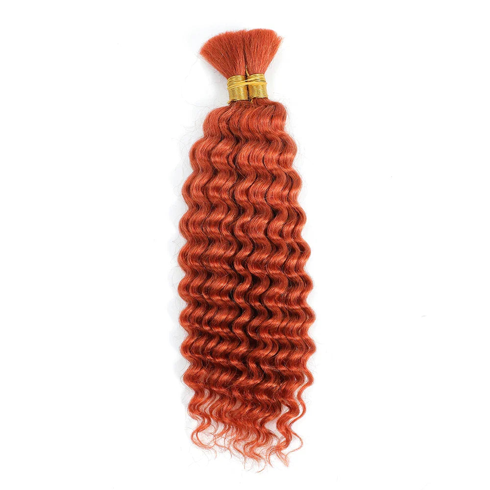 P4/27 Highligt Deep Wave Bulk Human Hair Braiding Blonde Curly Brazilian Human Hair