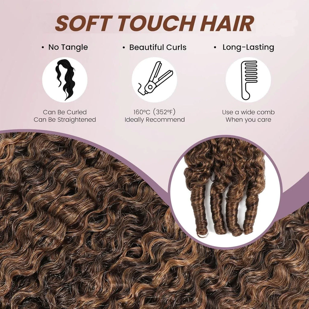 15A Burmese Curly Human Hair Bundles P4/27 Human Virgin Hair