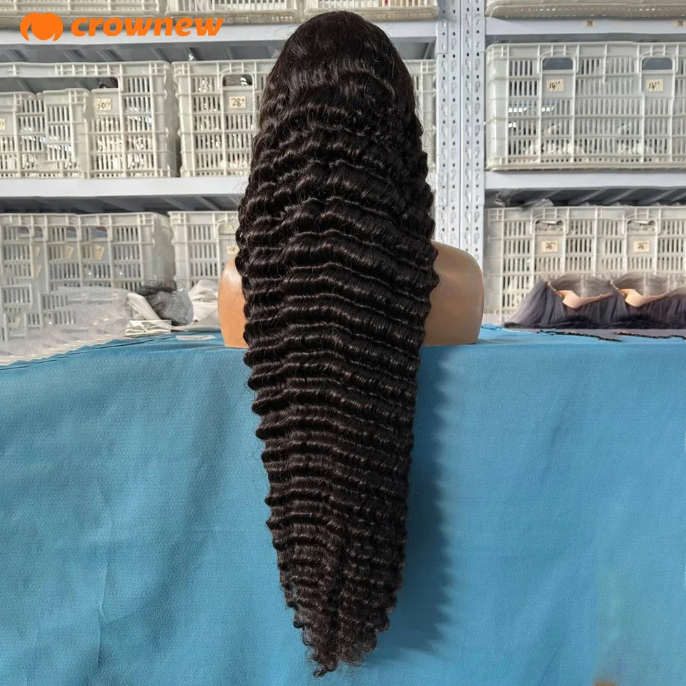 Deep Wave Wigs 13X4 HD Lace Front Human Hair Wig