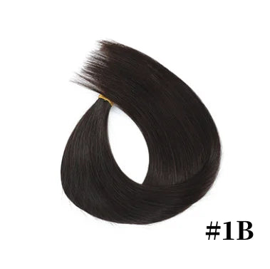 Clips In Human Hair Extensions 100% Real Human Hair Weft 7Pcs Clip in Natural hair