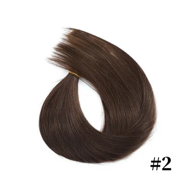 Clips In Human Hair Extensions 100% Real Human Hair Weft 7Pcs Clip in Natural hair