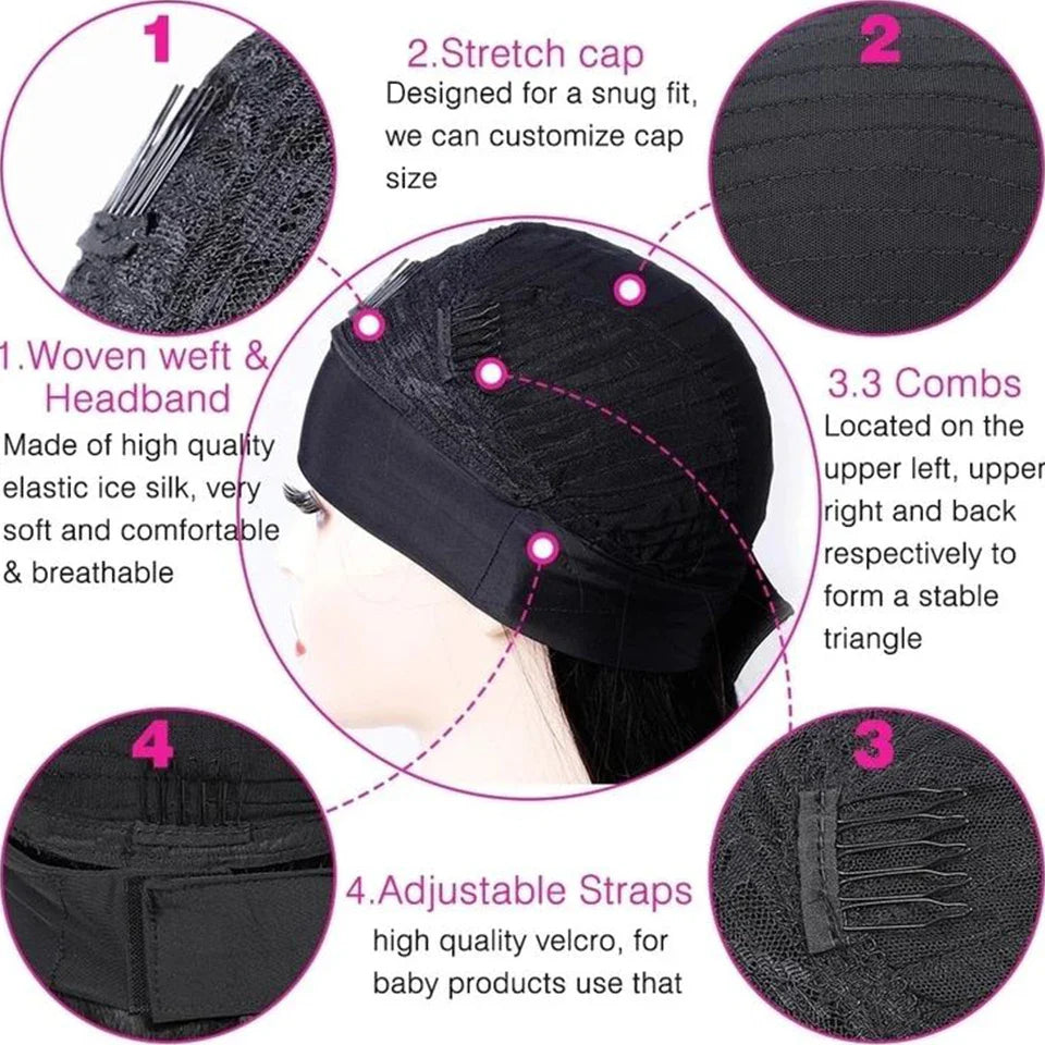 Malaysia Kinky Curly Human Hair Headband Wig For Black Women