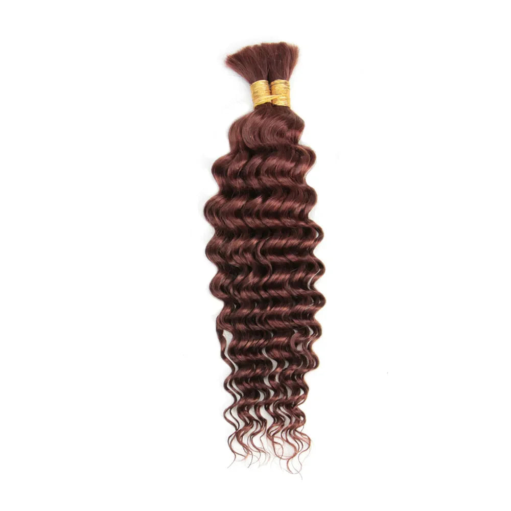 Deep Wave Bulk Human Hair for Braiding No Weft Human Braiding Hair