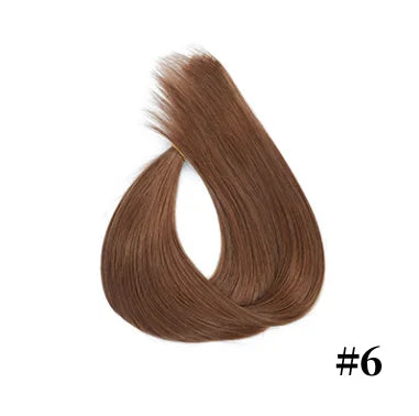 Clips In Human Hair Extensions 100% Real Human Hair Weft 7Pcs Clip in Natural hair