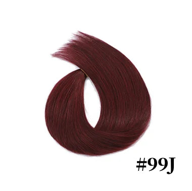 Clips In Human Hair Extensions 100% Real Human Hair Weft 7Pcs Clip in Natural hair