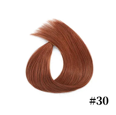 Clips In Human Hair Extensions 100% Real Human Hair Weft 7Pcs Clip in Natural hair