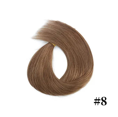 Clips In Human Hair Extensions 100% Real Human Hair Weft 7Pcs Clip in Natural hair