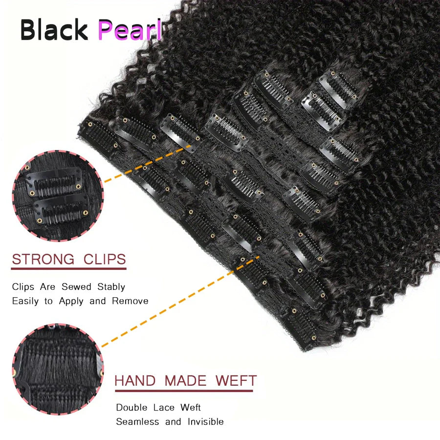 Achieve Salon-Perfect Voluminous Curls with Black Pearl Jerry Curly