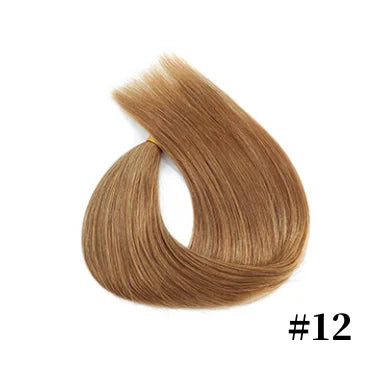 Clips In Human Hair Extensions 100% Real Human Hair Weft 7Pcs Clip in Natural hair